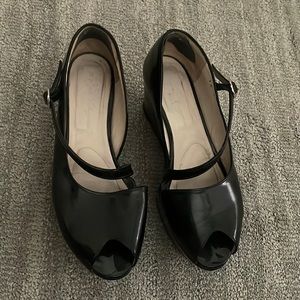 Robert Clergerie leather wedges platforms